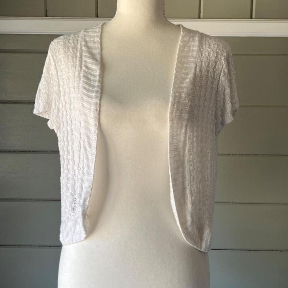 American-rag-cie Women's White Cardigan
